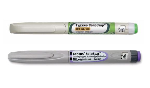 Сравнение инсулинов: Лантус и Туджео - изображение